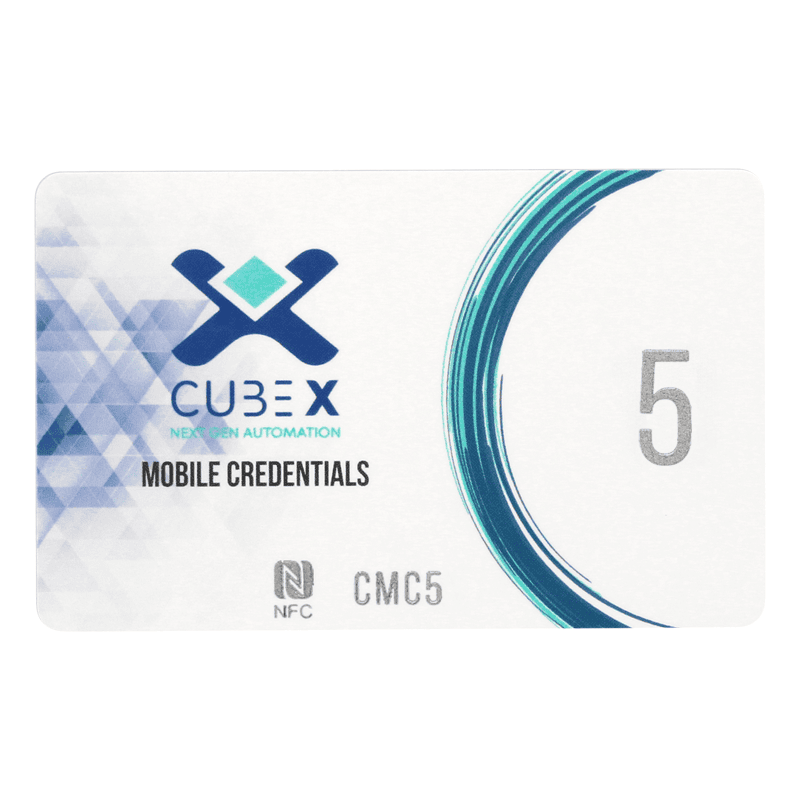 CMC5 | Mobile credentials for CUBE X radio receivers | CDVI